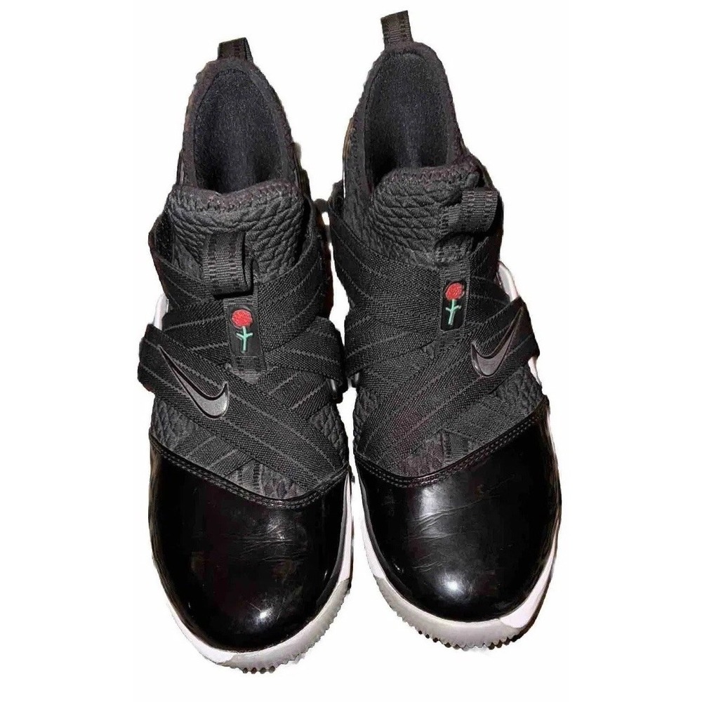 Nike Lebron Soldier 12 SFG Tuxedo Rose Basketball Shoes Youth Boys Sz 6Y A029